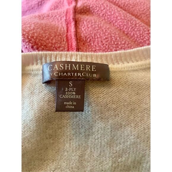 Charter Club Pure Cashmere Sweater - Picture 3 of 5
